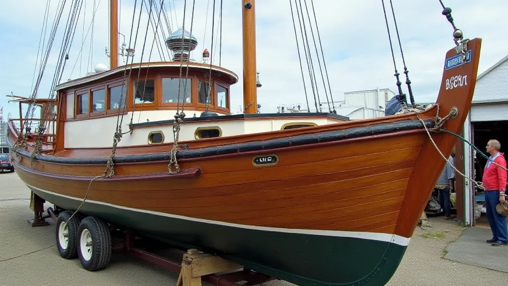 Falmouth Working Boat at a festival